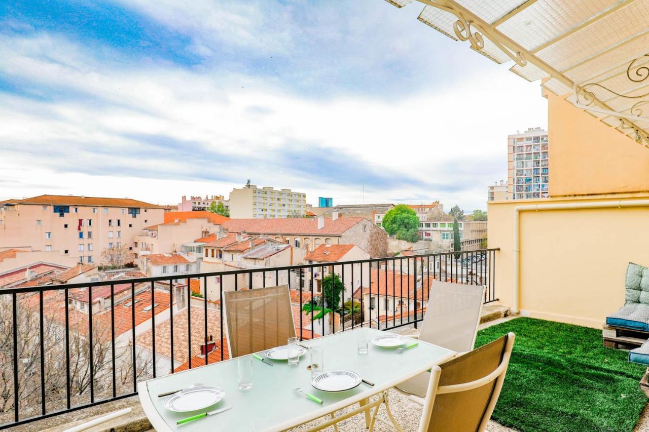 شقة مارسيليا  في Terrasse Proche Belle De Mai Et Gare Saint-Charles المظهر الخارجي الصورة